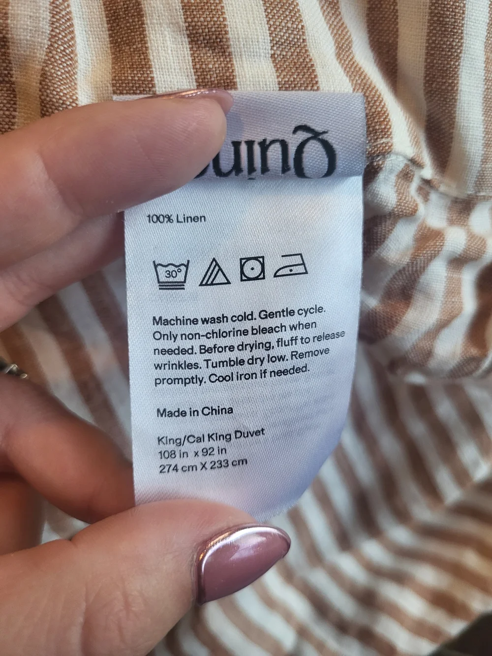 Quince european linen